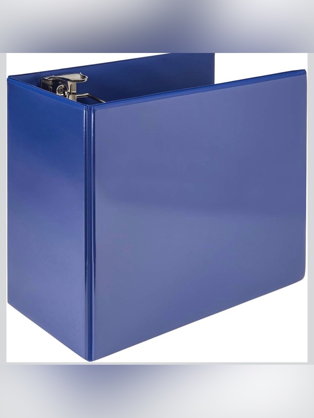 New Open Box Samsill Durable 6 Inch Binder, Locking D Ring Binder, Customizable